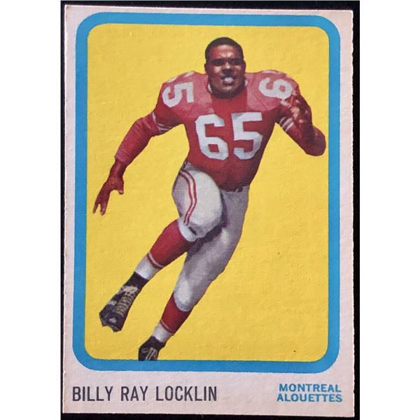 1963 O-PEE-CHEE CFL BILLY RAY LOCKLIN (HOF)