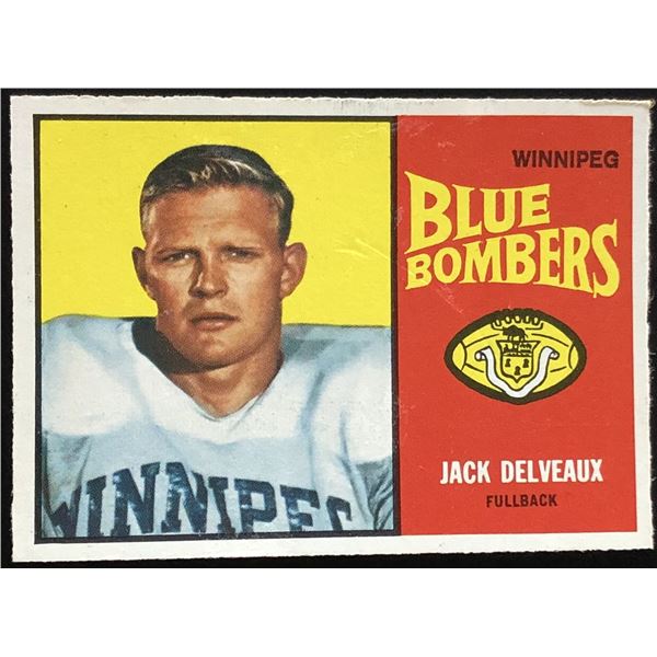 1964 O-PEE-CHEE CFL JACK DELVEAUX