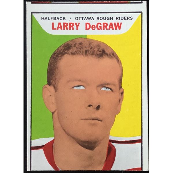 1965 O-PEE-CHEE CFL LARRY DeGRAW