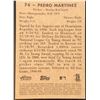 Image 2 : 2001 TOPPS HERITAGE PEDRO MARTINEZ (HOF)