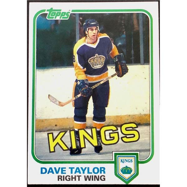1981-82 TOPPS DAVE TAYLOR (HOF)