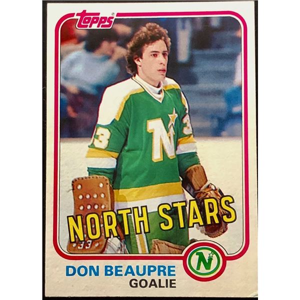 1981-82 TOPPS DON BEAUPRE ROOKIE CARD