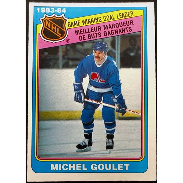 1984-85 O-PEE-CHEE MICHEL GOULET (HOF)
