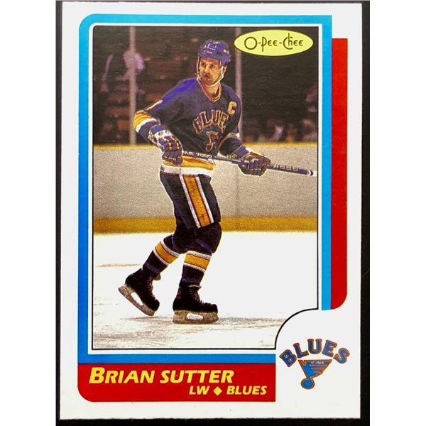 1986-87 O-PEE-CHEE BRIAN SUTTER