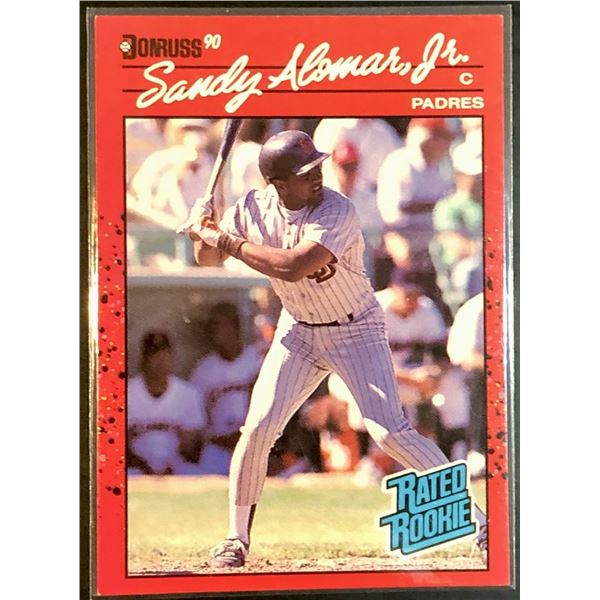 1990 DONRUSS SANDY ALOMAR JR. ROOKIE CARD