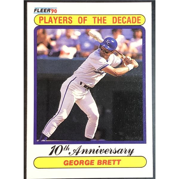 1990 FLEER GEORGE BRETT (HOF)