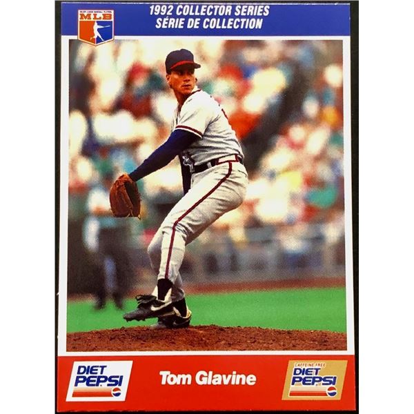 1992 DIET PEPSI TOM GLAVINE (HOF)