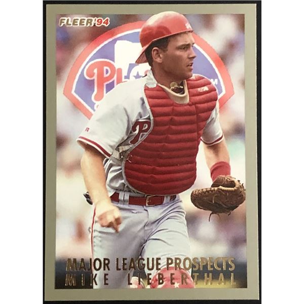 1994 FLEER MIKE LIEBERTHAL ROOKIE CARD