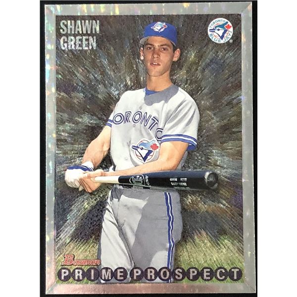 1995 TOPPS SHAWN GREEN ROOKIE CARD