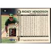 Image 2 : 1999 FLEER RICKEY HENDERSON (HOF)