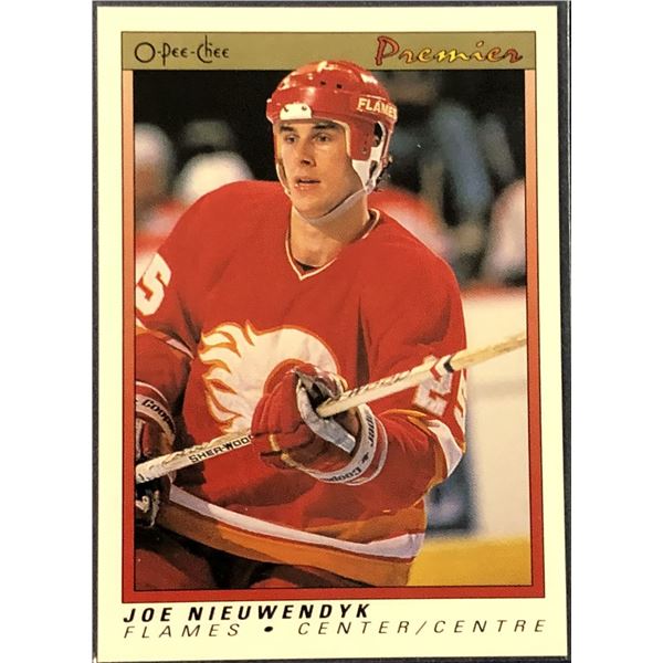 1990-91 O-PEE-CHEE PREMIER JOE NIEUWENDYK (HOF)
