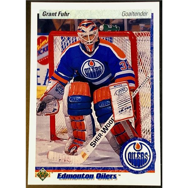 1990-91 UPPER DECK GRANT FUHR (HOF)