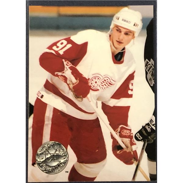 1991-92 PRO SET PLATINUM SERGEI FEDEROV (HOF) ROOKE CARD