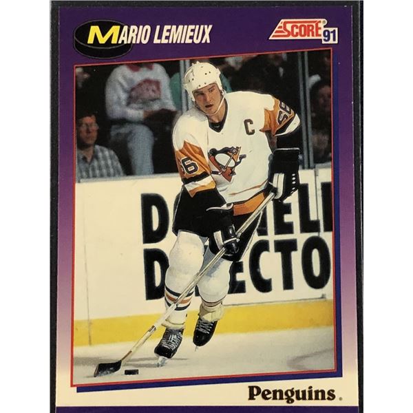 1991-92 SCORE MARIO LEMIEUX (HOF)