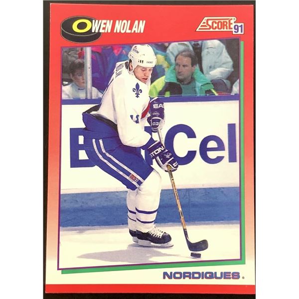 1991-92 SCORE OWEN NOLAN ROOKIE CARD