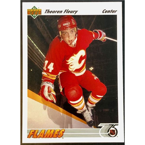 1991-92 UPPER DECK THEOREN FLEURY
