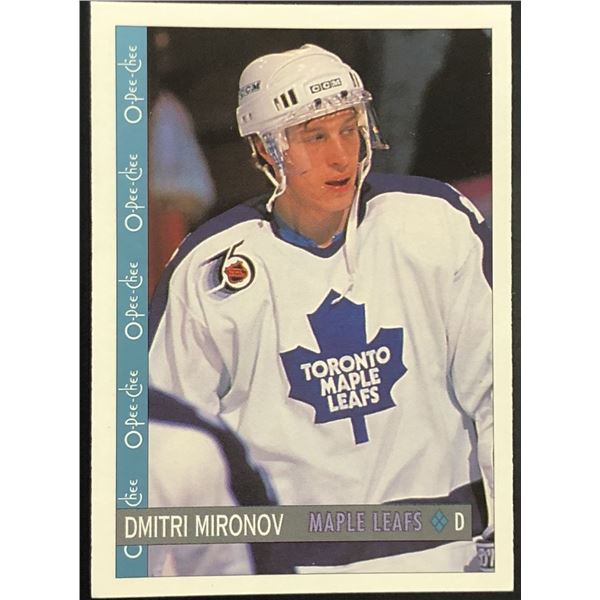 1992-93 O-PEE-CHEE DMITRI MIRONOV ROOKIE CARD