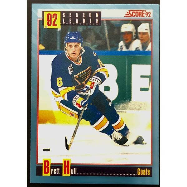 1992-93 SCORE BRETT HULL (HOF)