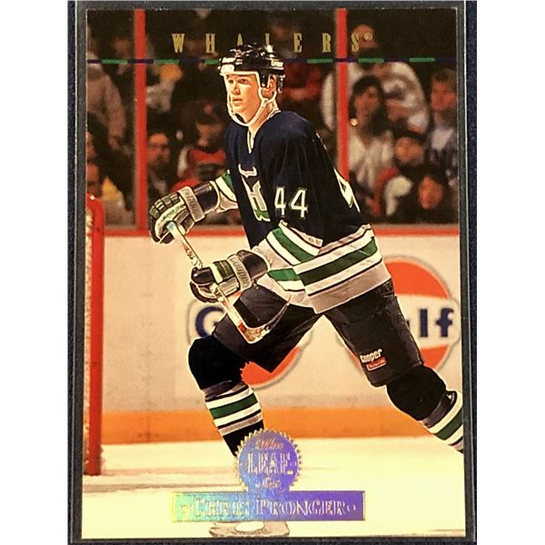 1994-95 LEAF FOIL CHRIS PRONGER (HOF) ROOKIE CARD
