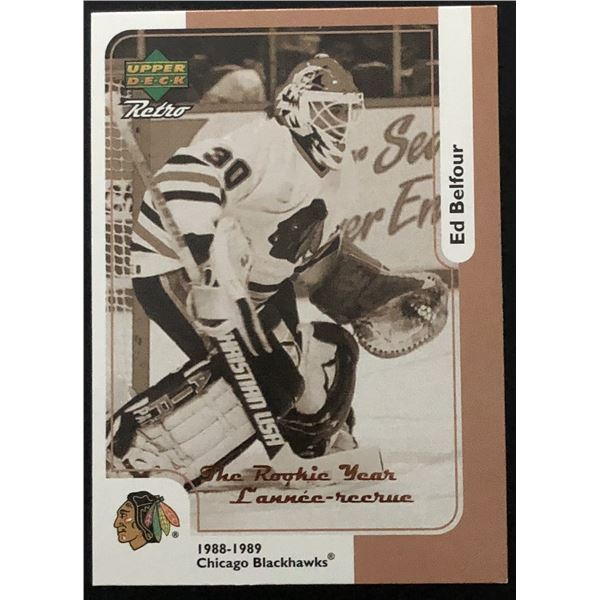 1999-2000 UPPER DECK RETRO ED BELFOUR (HOF)