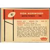 Image 2 : 1960 FLEER NFL DON NORWOOD