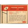 Image 2 : 1960 FLEER NFL RICHIE LUCAS ROOKIE CARD