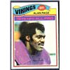 Image 1 : 1977 TOPPS ALAN PAGE (HOF)