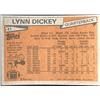 Image 2 : 1981 TOPPS LYNN DICKEY