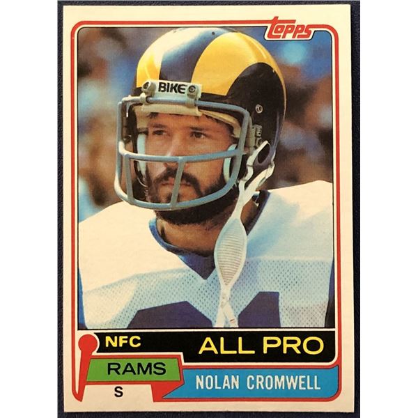 1981 TOPPS NOLAN CROMWELL