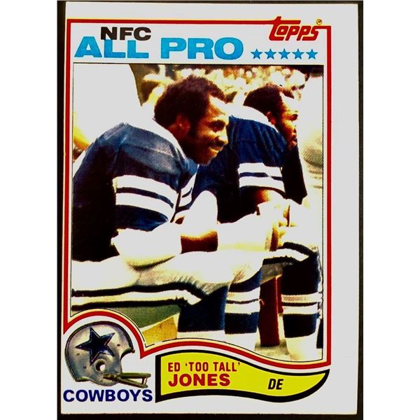 1982 TOPPS ED 'TOO' TALL' JONES