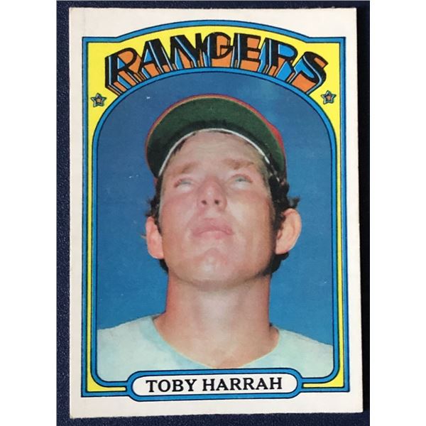 1972 O-PEE-CHEE TOBY HARRAH ROOKIE CARD