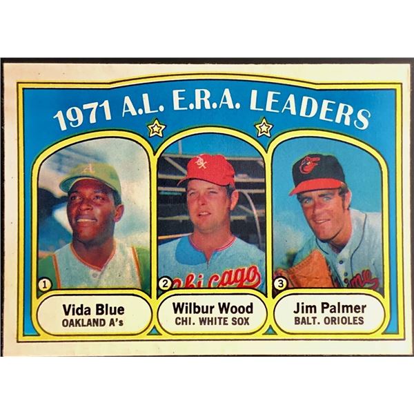 1972 O-PEE-CHEE VIDA BLUE / JIM PALMER (HOF)