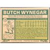 Image 2 : 1977 O-PEE-CHEE BUTCH WYNEGAR ROOKIE CARD