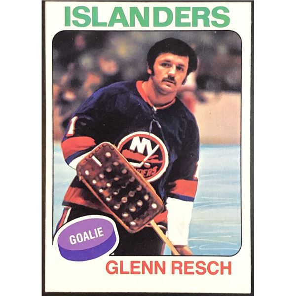 1975-76 NHL TOPPS GLENN 'CHICO' RESCH ROOKIE CARD