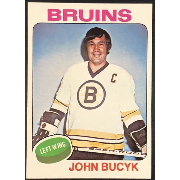 1975-76 NHL TOPPS JOHNNY BUCYK (HOF)
