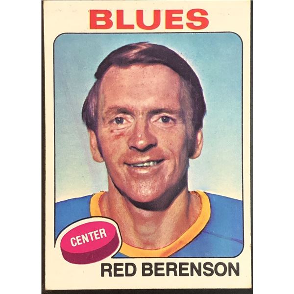 1975-76 NHL TOPPS RED BERENSON (HOF)