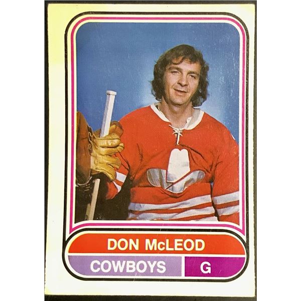 1975-76 O-PEE-CHEE W.H.A. DON McLEOD
