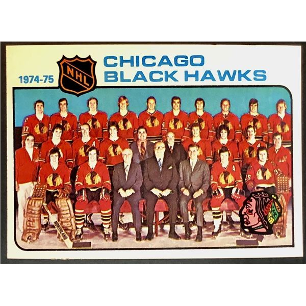 1975-76 TOPPS CHICAGO BLACK HAWKS