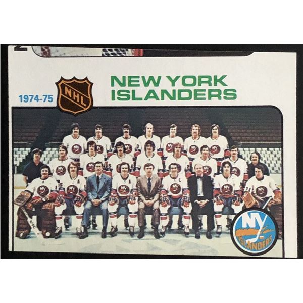 1975-76 TOPPS NEW YORK ISLANDERS