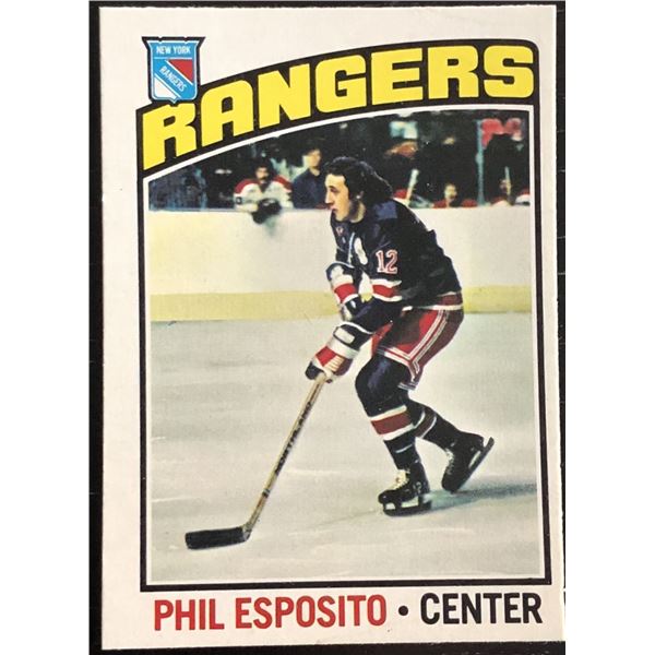 1976-77 O-PEE-CHEE PHIL ESPOSITO (HOF)