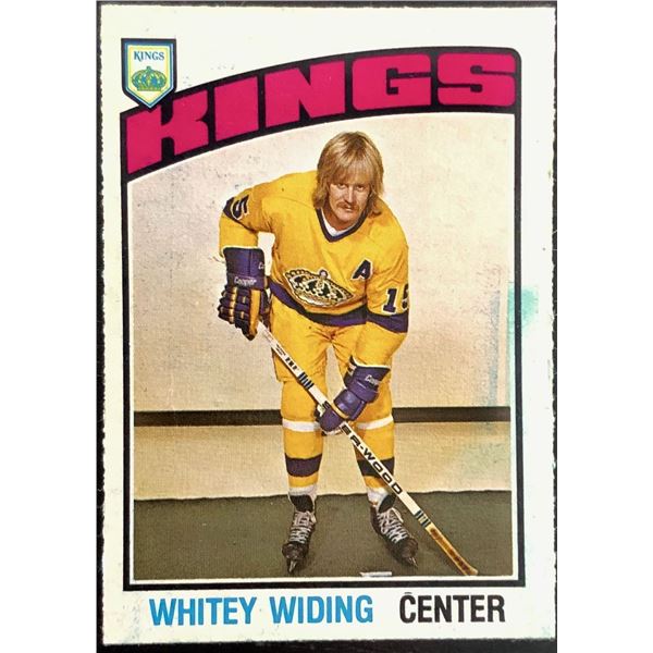 1976-77 O-PEE-CHEE WHITEY WIDING