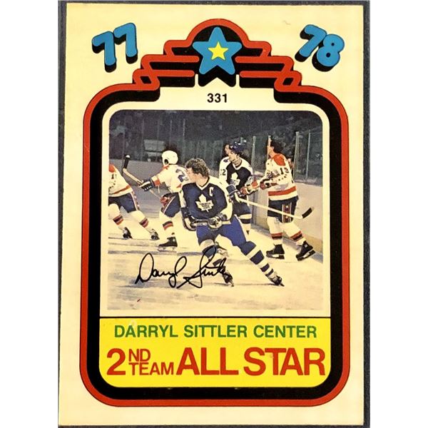 1978-79 O-PEE-CHEE DARRYL SITTLER (HOF)
