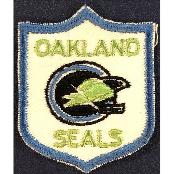 1970's NHL FABRIC EMBRODERIED LOGO - OAKLAND SEALS