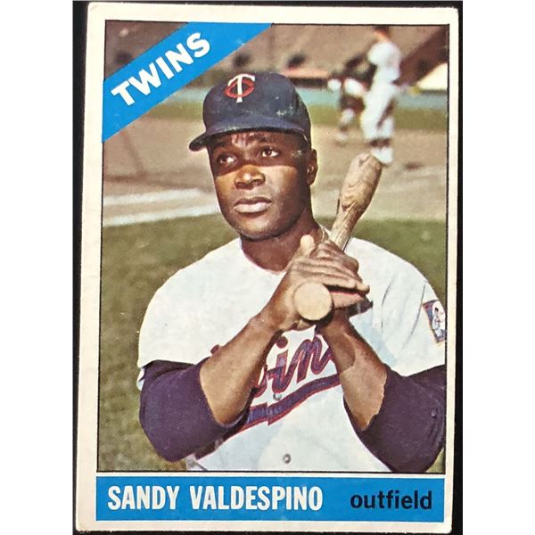 1966 TOPPS SANDY VALDESPINO ROOKIE CARD
