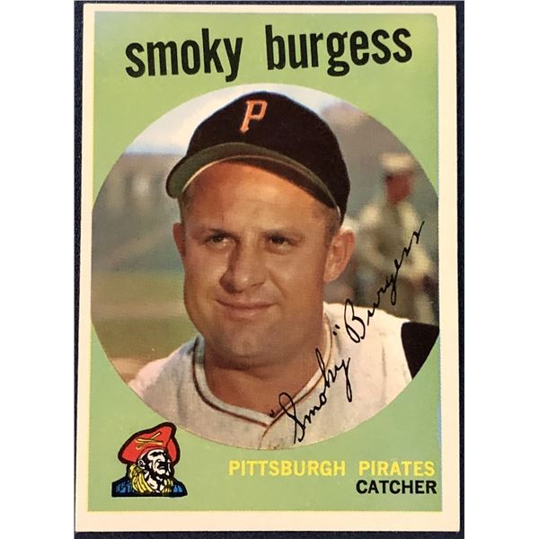 1959 TOPPS WHITEBACK SMOKY BURGESS