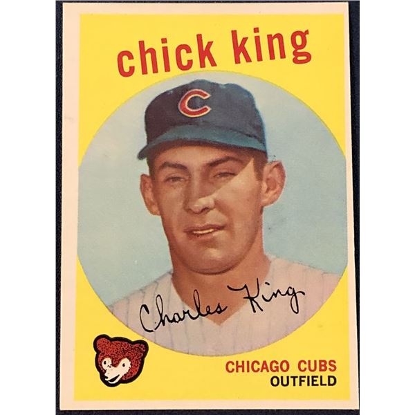 1959 TOPPS WHITEBACK CHICK KING