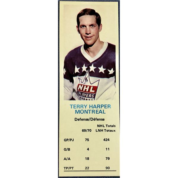 1970-71 DAD'S COOKIES TERRY HARPER