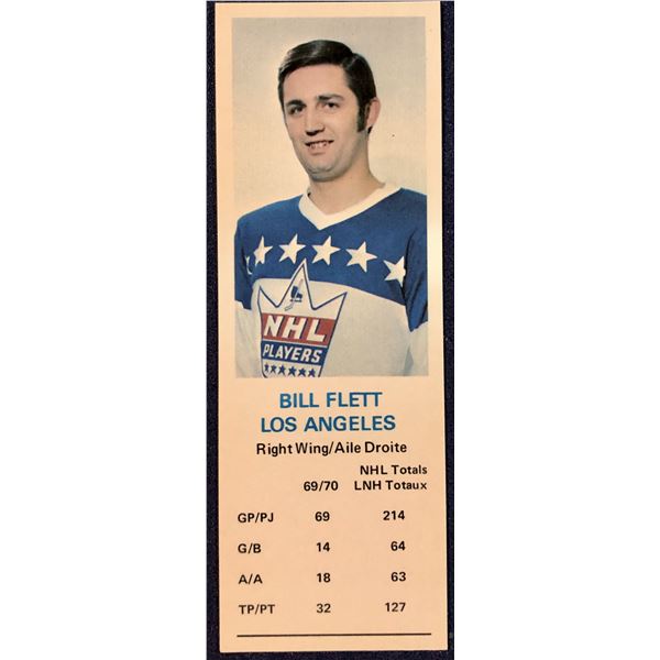 1970-71 DAD'S COOKIES 'COWBOY' BILL FLETT