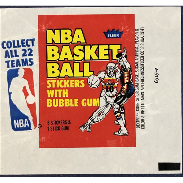 1979-80 FLEER NBA WRAPPER