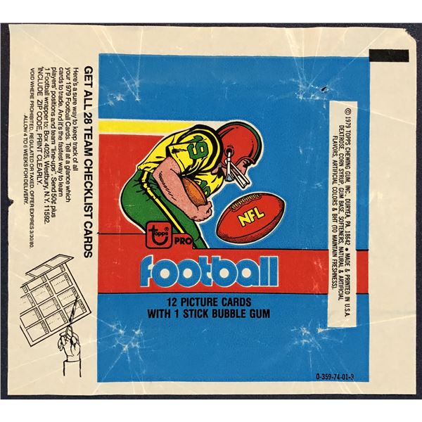 1979 TOPPS NFL WRAPPER